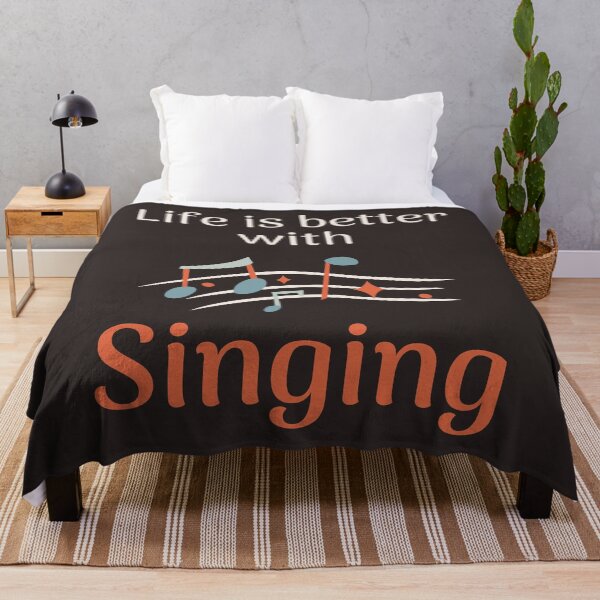 Item preview, Life is better with singing designed and sold by AllPrintsAndArt.