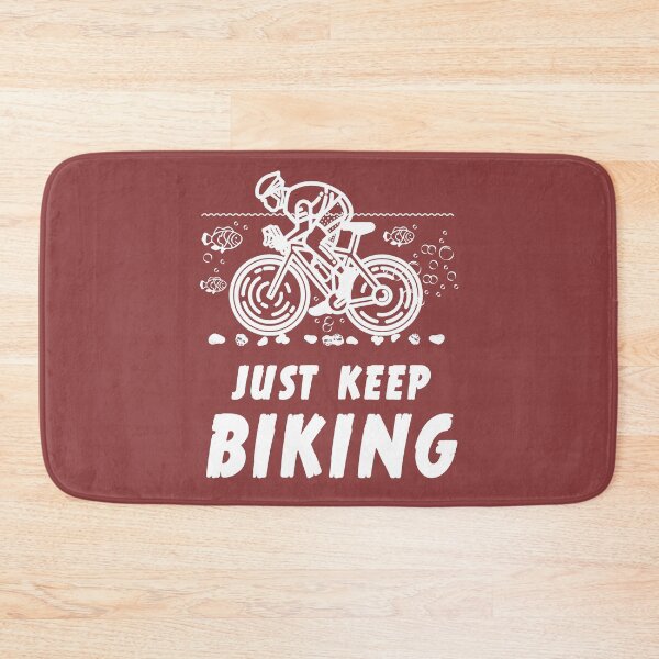 Item preview, Just Keep Biking Funny T-Shirt designed and sold by antarte99.