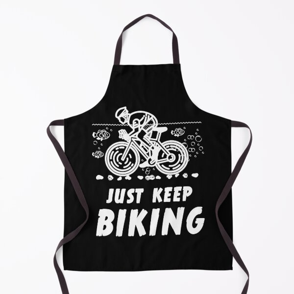 Item preview, Just Keep Biking Funny T-Shirt designed and sold by antarte99.