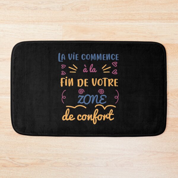 Aperçu de l'œuvre La vie commence à la fin de sa zone de confort créée et vendue par joozybart.