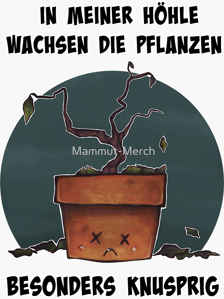 Thumbnail 3 of 3, Sticker, Crispy plants designed and sold by Mammut-Merch.