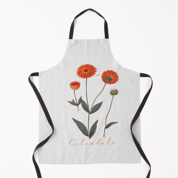 Item preview, Calendula vintage flowers designed and sold by Nyanko-Sempai.