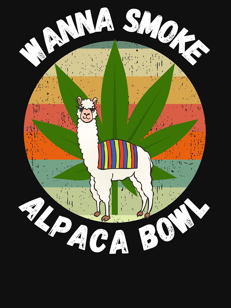 Wanna Smoke Alpaca Bowl by ds-4