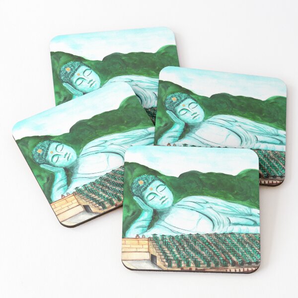 Item preview, Watercolor - Reclinging Buddha designed and sold by Karolien Kenis.