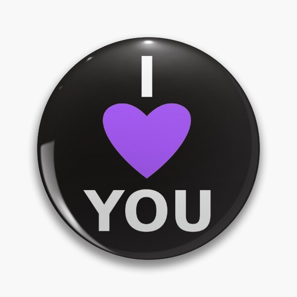Item preview, I Purple You (heart-shaped) designed and sold by collegeplace.