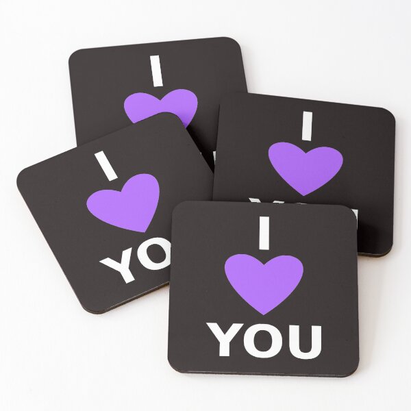 Item preview, I Purple You (heart-shaped) designed and sold by collegeplace.