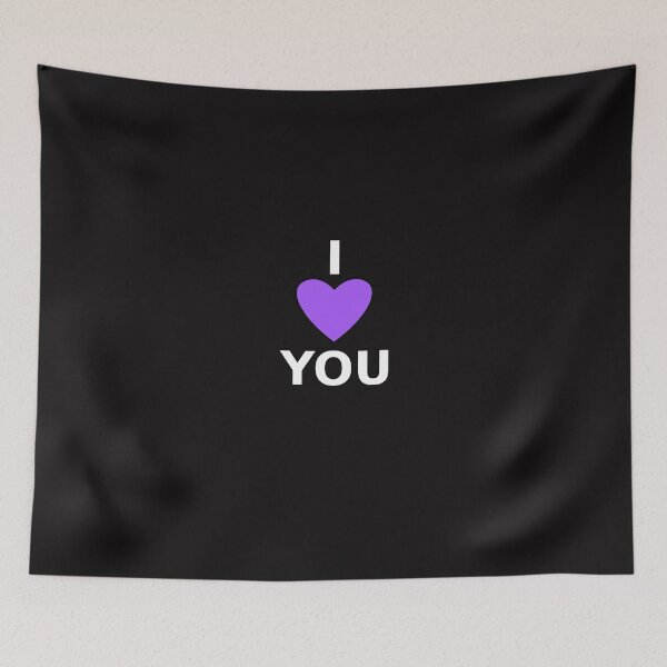 Item preview, I Purple You (heart-shaped) designed and sold by collegeplace.