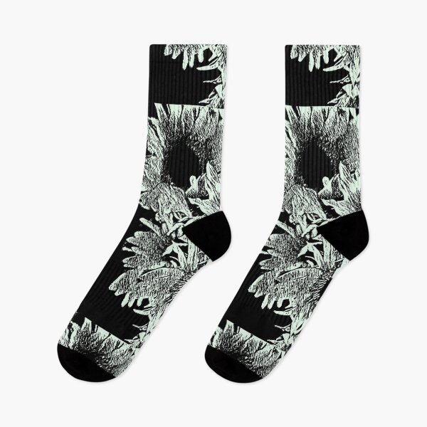 Item preview, Sunflowers in Black and White designed and sold by Tovers.