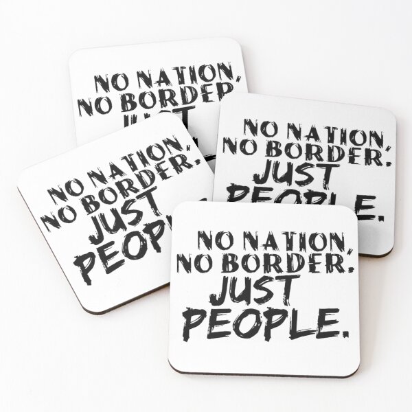 Item preview, No nation No border ... designed and sold by BESTSAYINGS.