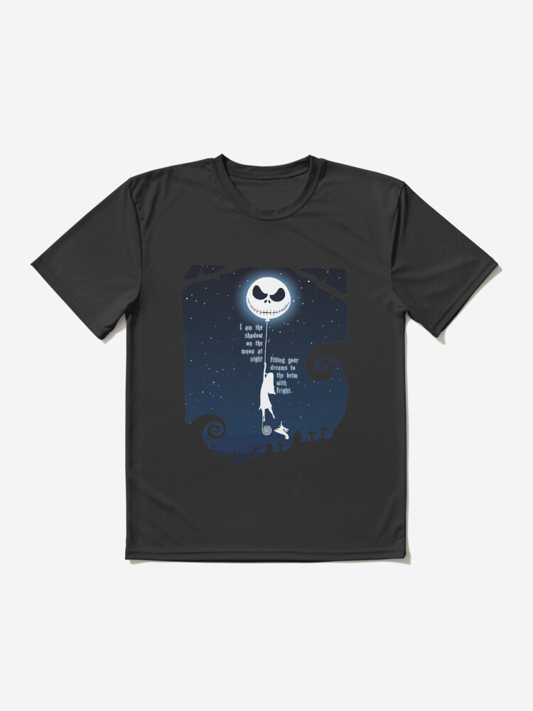 Jack Skellington and Sally - Shadow On The Moon Active T-Shirt by  11UponaTime
