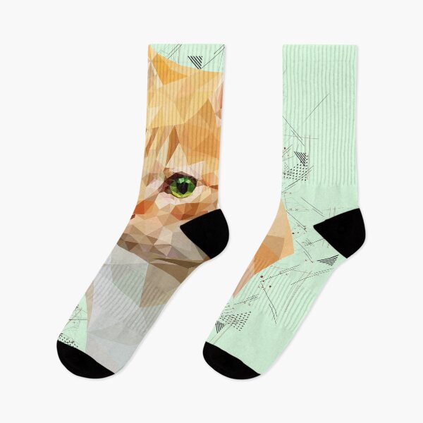 Item preview, Orange Cat (Low Poly) designed and sold by Luna Roveda.
