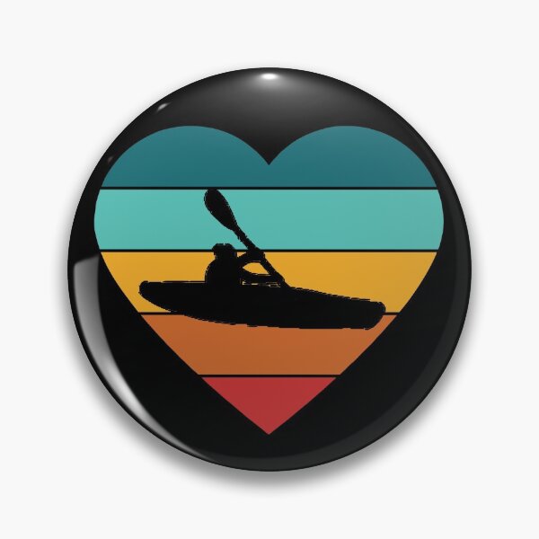 Item preview, Woman Kayaker - Multicolored Heart designed and sold by HeatherPore.