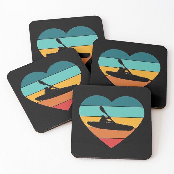 Item preview, Woman Kayaker - Multicolored Heart designed and sold by HeatherPore.