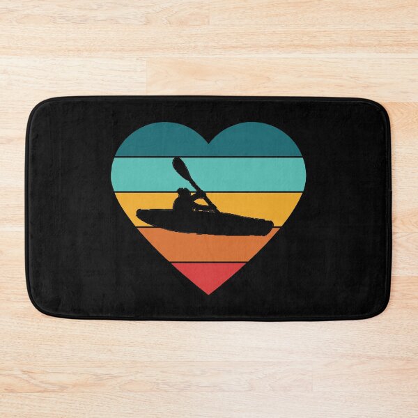 Item preview, Woman Kayaker - Multicolored Heart designed and sold by HeatherPore.
