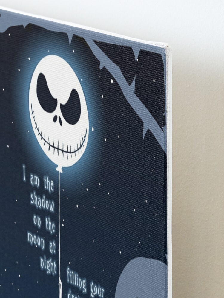 Jack Skellington and Sally - Shadow On The Moon Poster by 11UponaTime