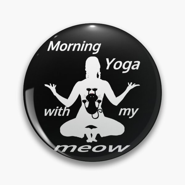 Item preview, Morning Yoga With My Meow designed and sold by TeesFashion.