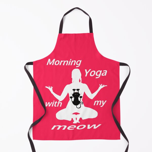 Item preview, Morning Yoga With My Meow designed and sold by TeesFashion.