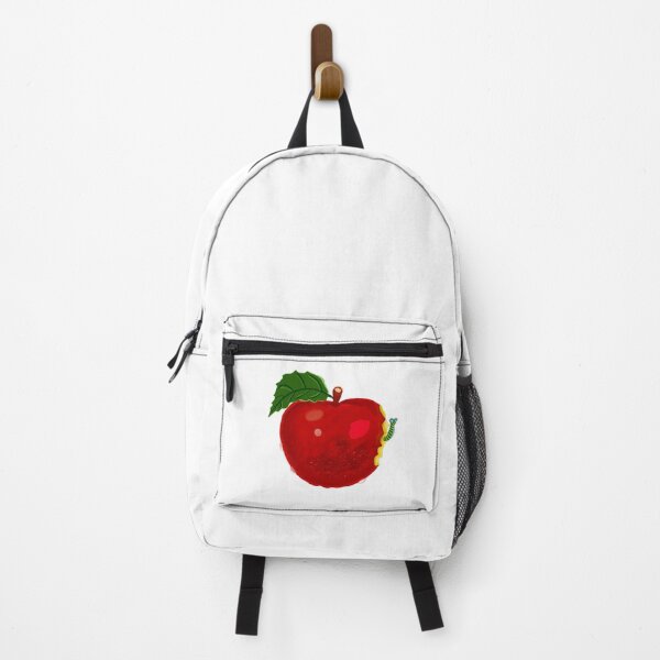 Item preview, Worm Eating Red Apple Illustration designed and sold by papaipapai198.