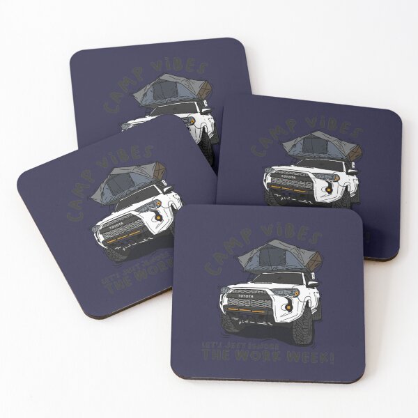 Item preview, 4runner Toyota 4Runner Camp Vibes Let's Just Ignore the Work Week - White designed and sold by MozaikDesign.