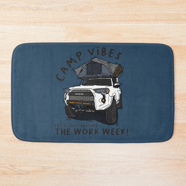 Item preview, 4runner Toyota 4Runner Camp Vibes Let's Just Ignore the Work Week - White designed and sold by MozaikDesign.