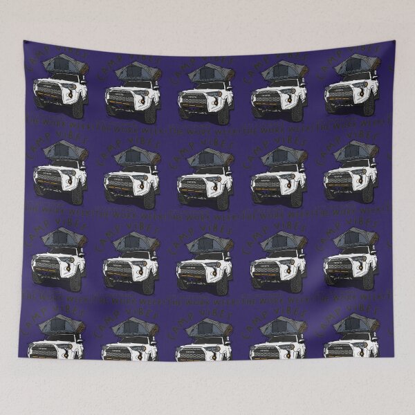 Item preview, 4runner Toyota 4Runner Camp Vibes Let's Just Ignore the Work Week - White designed and sold by MozaikDesign.