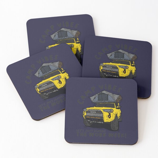 Item preview, 4runner Toyota 4Runner Camp Vibes Let's Just Ignore the Work Week - Yellow designed and sold by MozaikDesign.