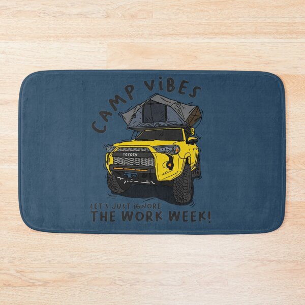Item preview, 4runner Toyota 4Runner Camp Vibes Let's Just Ignore the Work Week - Yellow designed and sold by MozaikDesign.