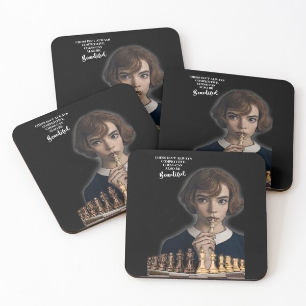 Item preview, THE QUEEN'S GAMBIT - Chess isn't always competitive. Chess can also be beautiful quote designed and sold by inthestyle.