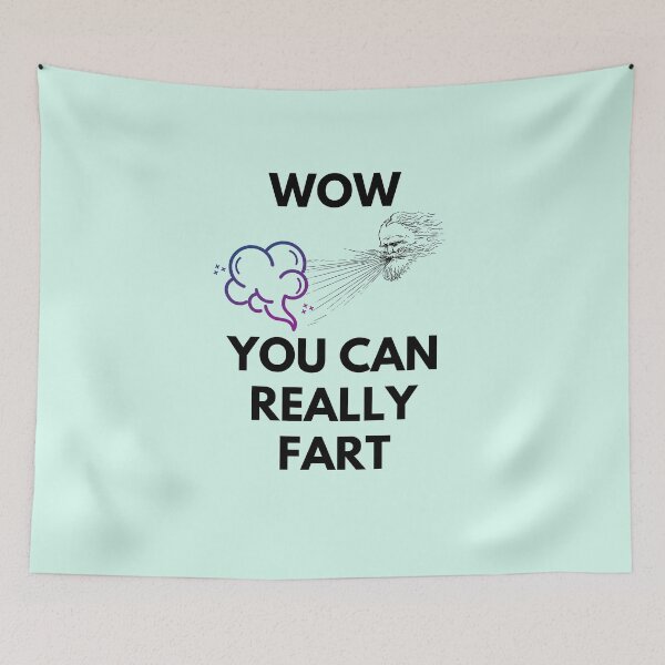 Item preview, Wow you can really fart - Funny Sticker designed and sold by joejiing.