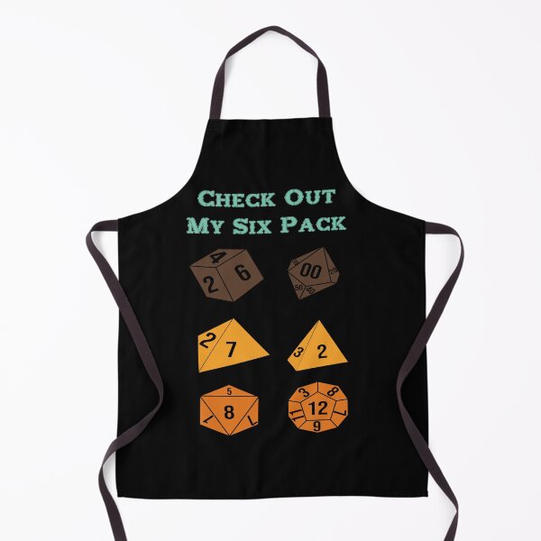 Item preview, Funny Check Out My Six Pack Dice For Dragons D20 RPG Gamer designed and sold by Shopini.