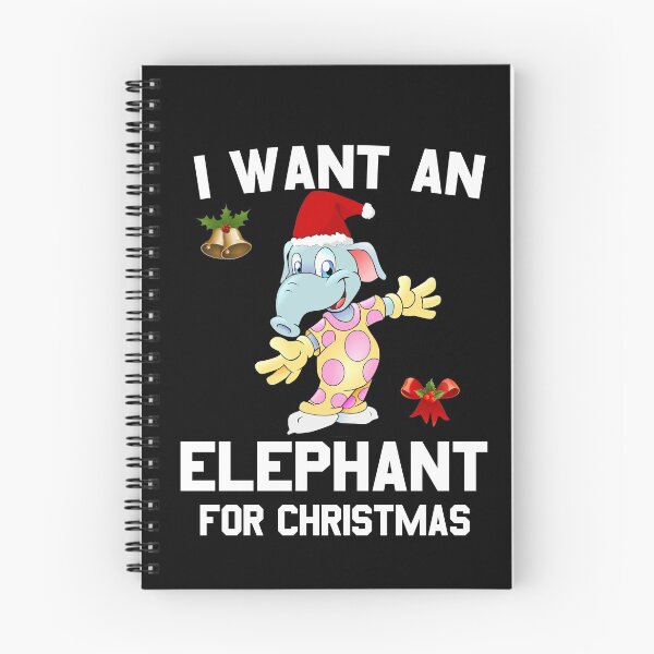 Item preview, i want an elephant for christmas designed and sold by Andrea Lina.