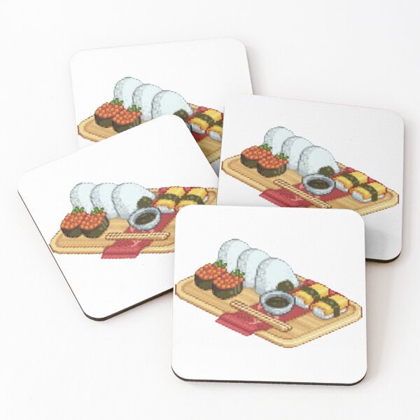 Item preview, pixel art of sushi meal designed and sold by AnthonyVdV.