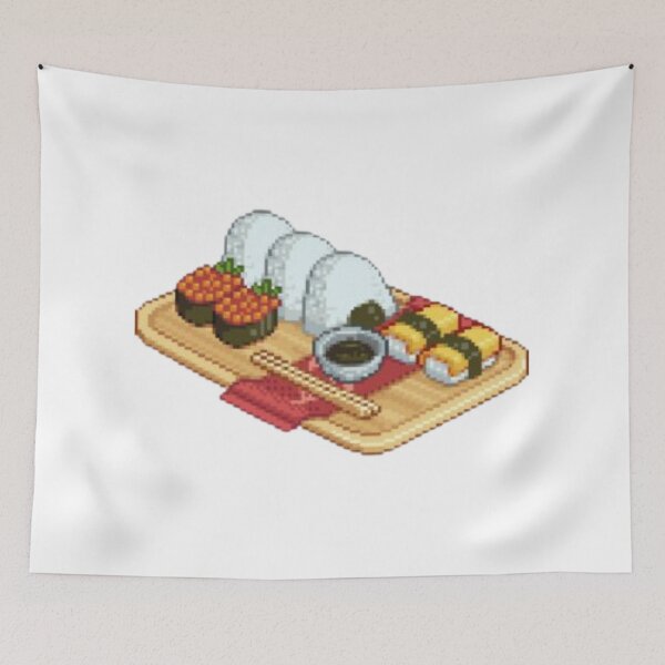 Item preview, pixel art of sushi meal designed and sold by AnthonyVdV.