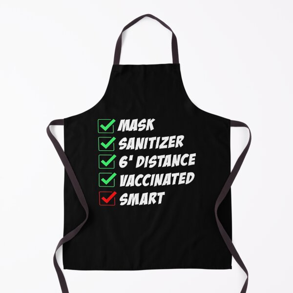Item preview, MASK SANITIZER 6' DISTANCE VACCINATED SMART DOCTOR NURSE TRENDY GIFTS designed and sold by ContreiDesign.