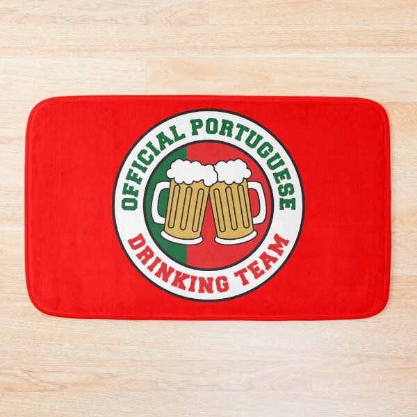 Item preview, Official Portuguese Drinking Team Featuring Flag Of Portugal And Beers designed and sold by jaycartoonist.
