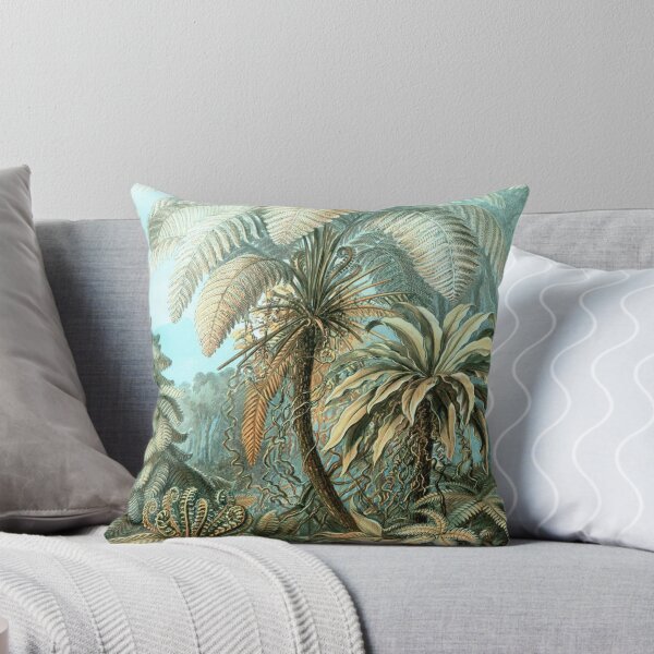 Aperçu de l'œuvre Botanique, vintage, fougères, palmiers, forêt tropicale créée et vendue par SouthPrints.