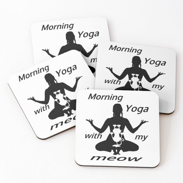 Item preview,  Morning Yoga With My Meow designed and sold by TeesFashion.