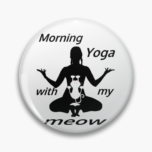Item preview,  Morning Yoga With My Meow designed and sold by TeesFashion.
