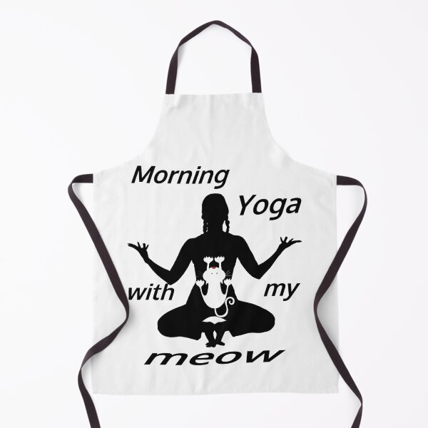 Item preview, Morning Yoga With My Meow designed and sold by TeesFashion.