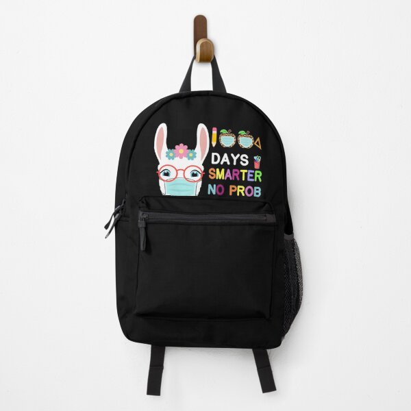 Item preview, 100 Days smarter no prob llama wear mask ,100th day of School Virtual Learning designed and sold by ZAIN JAMAL.