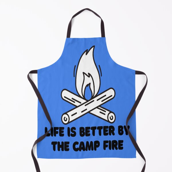 Item preview, Life is better by the camp fire quote  for camping lovers designed and sold by Apoorv Choudhary.