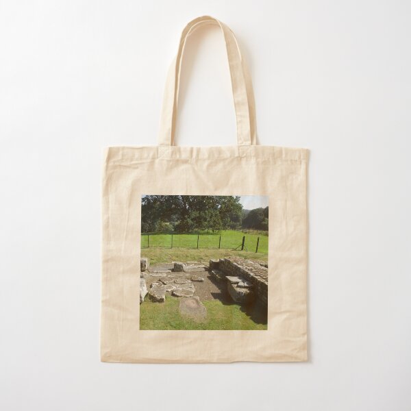 M.I. #118 |☼| Abundant Trees Beyond Rocky Remains - Shot 1 (Hadrian's Wall) Cotton Tote Bag