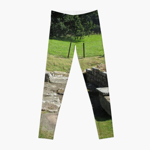 M.I. #118 |☼| Abundant Trees Beyond Rocky Remains - Shot 1 (Hadrian's Wall) Leggings