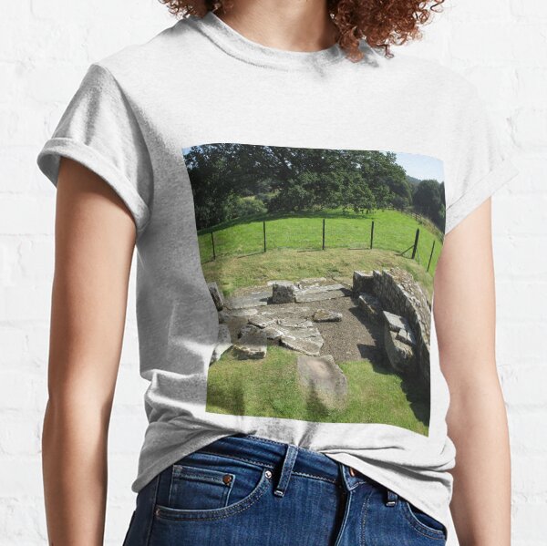 M.I. #118 |☼| Abundant Trees Beyond Rocky Remains - Shot 1 (Hadrian's Wall) Classic T-Shirt
