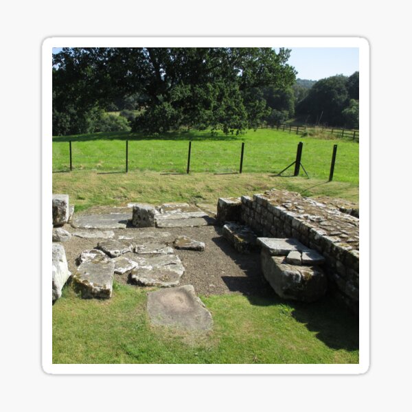 M.I. #118 |☼| Abundant Trees Beyond Rocky Remains - Shot 1 (Hadrian's Wall) Sticker