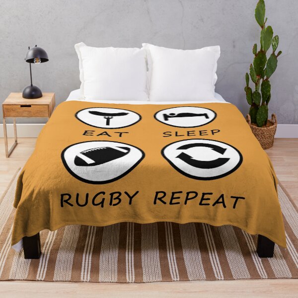 Item preview, Eat Sleep Rugby Repeat designed and sold by teledesign.