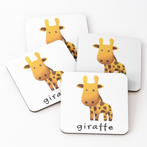 Item preview, Funny, cute, giraffe, cartoon, illustration, handwritten, cursive text. designed and sold by JellyBeenzz.