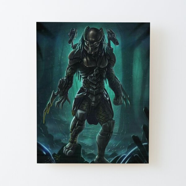 cool predator Wood Mounted Print