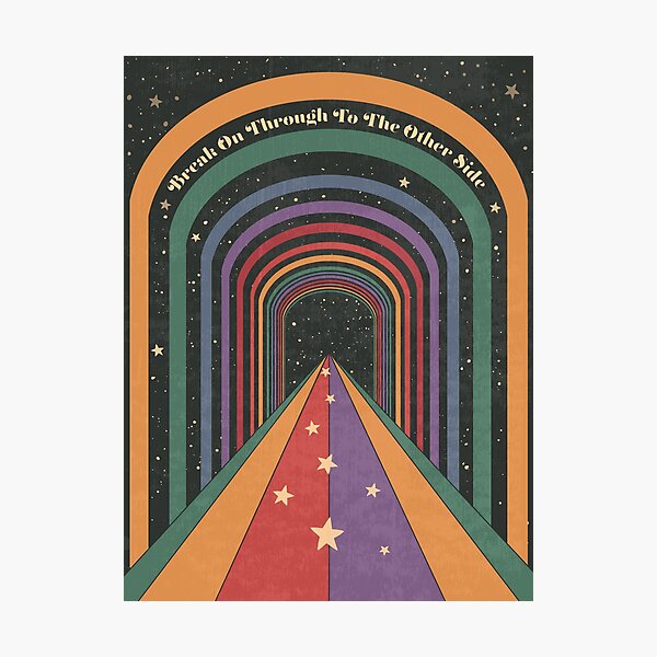 Item preview, The Doors - Break On Through To The Other Side - The Doors Of  Perception Rainbow Art designed and sold by Ink Tally.