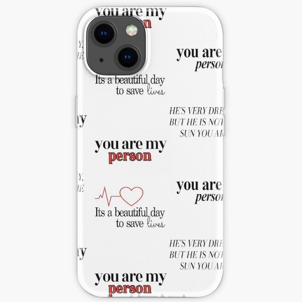 Greysanatomy Scrub Cap Packung mit vier Aufklebern iPhone Flexible Hülle